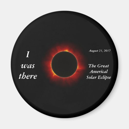 2017年太陽のEclipse「I was there」版 マグネット (正面)