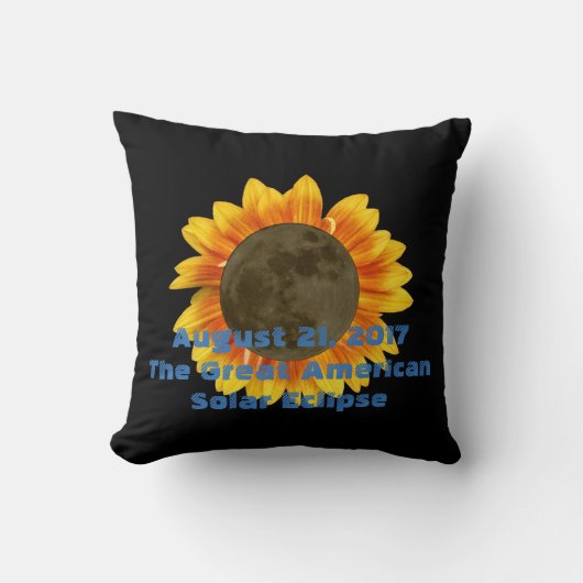 2017年太陽のEclipse、Sunflower Edition クッション (正面)
