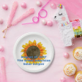 2017年太陽のEclipse、Sunflower Edition ペーパープレート (パーティー)