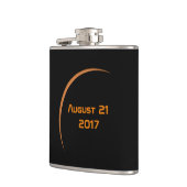 2017年威厳があるの部分食に近い最太陽の大21 フラスク (左)