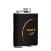 2017年威厳があるの部分食に近い最太陽の大21 フラスク (右)