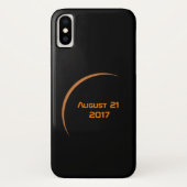 2017年威厳があるの部分食に近い最太陽の大21 Case-Mate iPhoneケース (裏面)