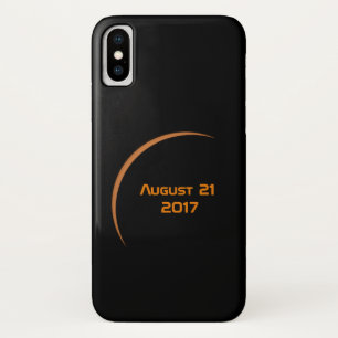 2017年威厳があるの部分食に近い最太陽の大21 iPhone X ケース