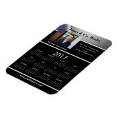 2017年広告のカレンダー マグネット (左側)