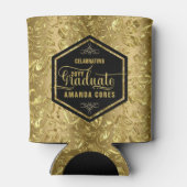 2017年度タイポグラフィ金ゴールドフローラダマスク 缶クーラー (裏面)