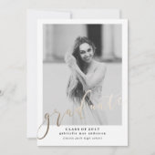 2017年度卒業式 卒業式招待状 招待状 (正面)