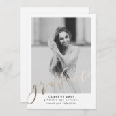 2017年度卒業式 卒業式招待状 招待状 (正面/裏面)