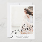 2017年度卒業招待状 招待状 (正面)