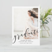 2017年度卒業招待状 招待状 (スタンド正面)