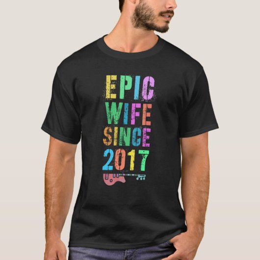 2017年応援から5周年までの叙事詩結婚妻 Tシャツ (正面)