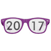 2017年新年眼鏡(カスタマイズ) レトロサングラス (正面)