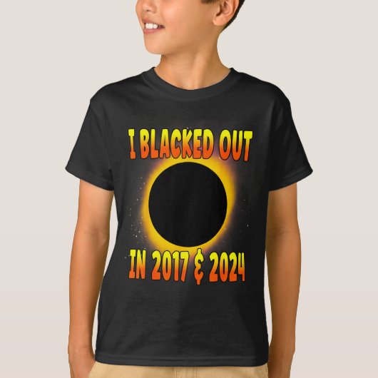 2017年皆既日食Tシャツ Tシャツ (正面)