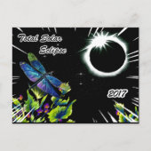 2017年皆既食を観察太陽のするトンボ ポストカード (正面)