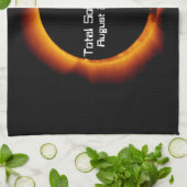 2017年皆既食太陽の キッチンタオル (折り畳み)