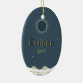 2017年皆既食太陽の セラミックオーナメント (右)