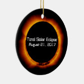 2017年皆既食太陽の セラミックオーナメント (右)