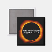 2017年皆既食太陽の マグネット (正面/裏面)