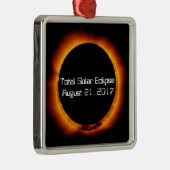 2017年皆既食太陽の メタルオーナメント (右)
