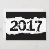 2017年破損紙 招待状 (正面)