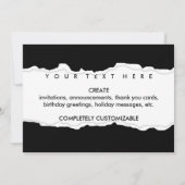 2017年破損紙 招待状 (裏面)