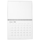 2017年空白のカレンダー付き休日と赤い線 カレンダー (1月 2026)