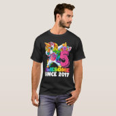 2017年素晴らし以来5ダビングUnicorn 5誕生日 Tシャツ (正面フル)