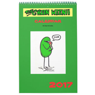2017年緑のウィーニ暦 カレンダー