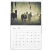 2017年馬暦 カレンダー (3月 2026)