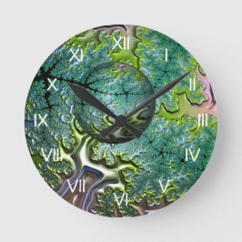 2017年12月24日の楽しい道中 ラウンド壁時計