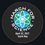 2017年3月March For Science Earth Day ラウンドシール<br><div class="desc">2017年3月March For Science Earth Day</div>