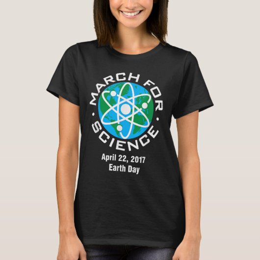 2017年3月March For Science Earth Day Tシャツ (正面)