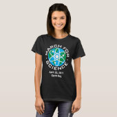 2017年3月March For Science Earth Day Tシャツ (正面フル)