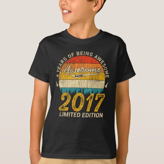 2017年4素晴らし月4日誕生日 Tシャツ (正面)