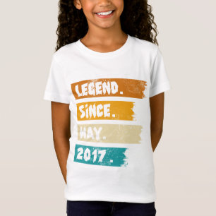 2017年5月以来の伝説 Tシャツ