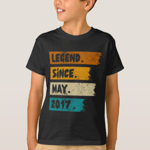2017年5月以来の伝説 Tシャツ