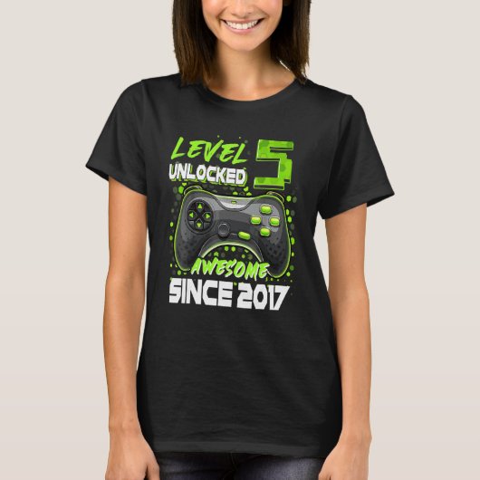 2017年5素晴らし番目の誕生日B以降のレベル5のロック解除 Tシャツ (正面)