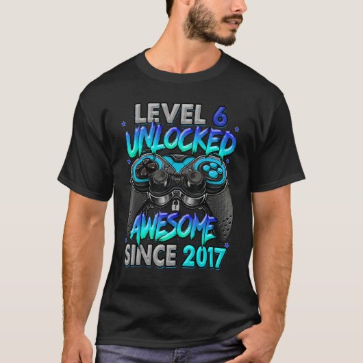 2017年6素晴らし番目の誕生日G以降のレベル6のロック解除 Tシャツ (正面)