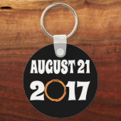 2017年8月21日の皆既日食 キーホルダー (正面)
