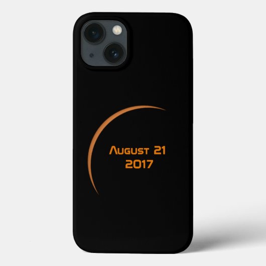 2017年8月21日の部分日食はほぼ皆既日食に Case-Mate iPhoneケース (裏面)