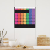 2017年9月プランカカレンダー ポスター (キッチン)