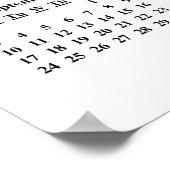 2017年 年間家族写真 オーダーメイド カレンダーポスター ポスター (角)