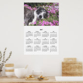2017年 年間家族写真 オーダーメイド カレンダーポスター ポスター (キッチン)