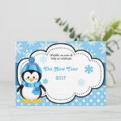 2017年Happy New Yearペンギン シーズンカード (スタンド正面)