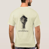 2017年ISSA展覧会のワイシャツ-薄い色の Tシャツ (裏面)