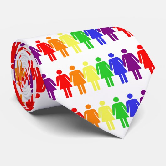 2017年LGBTQIA女性権 ネクタイ (ロール)