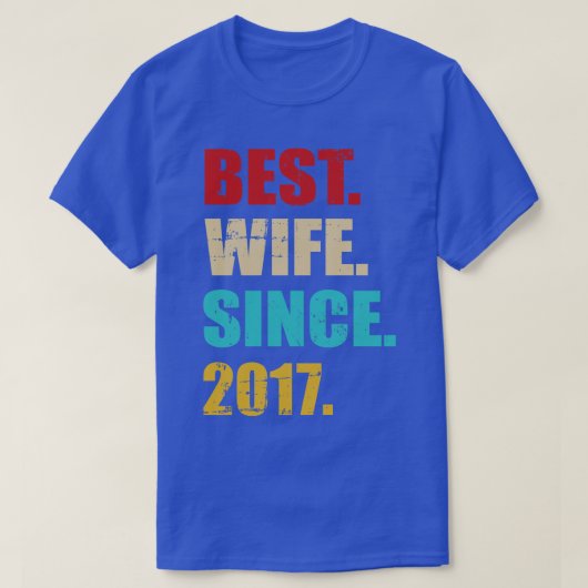2017最高の年5周年v以結婚来の妻 tシャツ (デザイン正面)