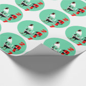 2017生まれ年のルースター誕生日WP ラッピングペーパー (角)