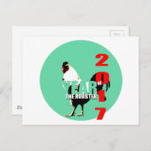 2017生まれ年のロ中国のスター誕生日HoP ポストカード (正面/裏面)