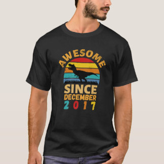 2017素晴らし年12月以来ヴィンテージ4th Birthday D Tシャツ