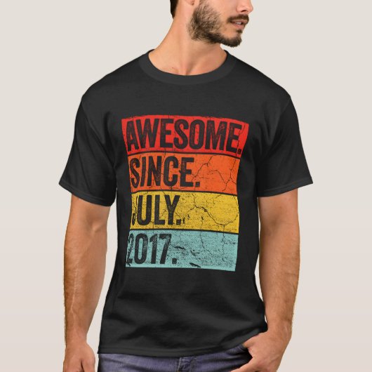 2017素晴らし年7月6日から6 Tシャツ (正面)